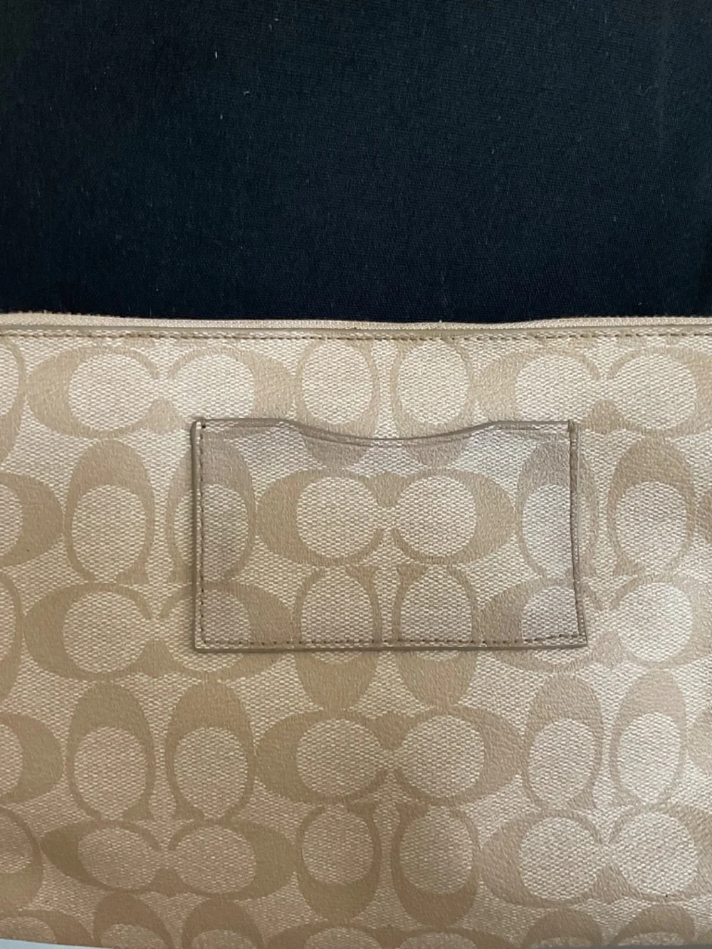 COACH EAST/WEST CROSSBODY WITH POP UP POUCH